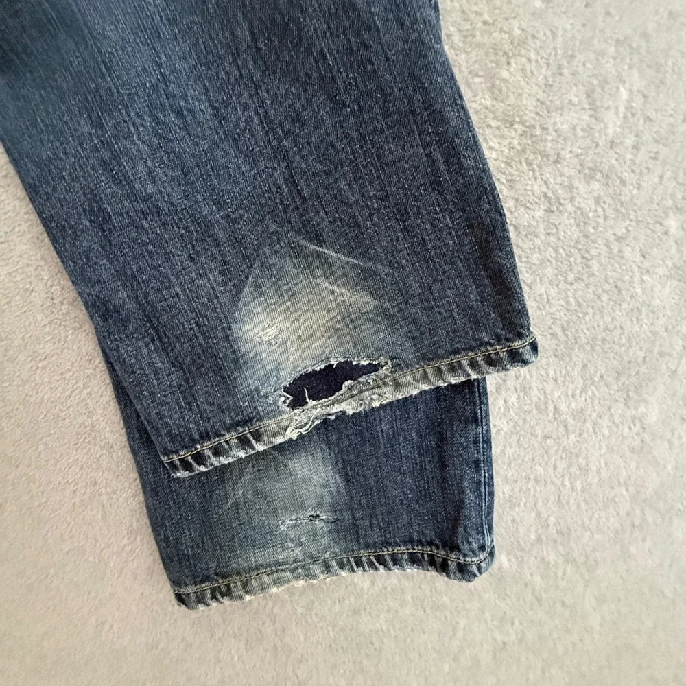 Diesel Levan Mens Jeans 34x30 Straight Leg Blue Medium Wash 008CY